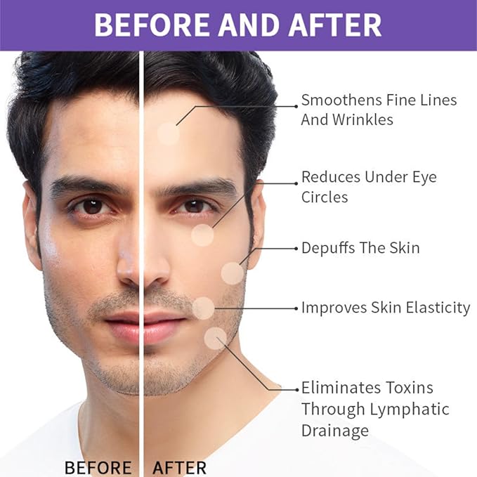 Nykaa Naturals Amethyst Face Roller - Diminishes Fine Lines and Wrinkles - Natural Crystals for Skin Calming - Tones and Sculpts Skin - 1 pc