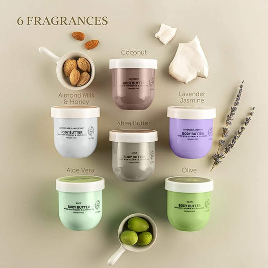 Mothers Day Gifts, Whipped Body Butter Scented Body Lotion Set - 36oz Beauty Spa Gift Set for Women & Men, Aromatherapy Shea Butter Lotion Moisturizing Cream, Mom Birthday Gift Box, Self Care Package