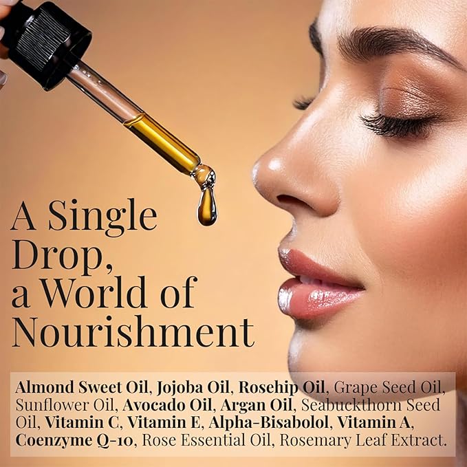 Q-10 Nourishing Face Oil | Potent Rejuvenating Oil Empowered With Vitamin A+C+E | Enhances the Efficacy of Other Skin Products