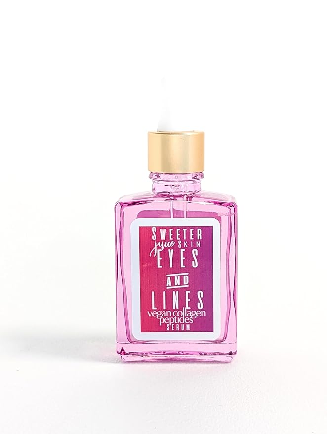 | Eyes + Lines Vegan Collagen Peptides Serum | 5 Peptides | Reduces Wrinkles & Dark Circles | Niacinamide, Hyaluronic Acid, MSM, Green Tea | Deep Hydration & Firmness | Ageless Beauty