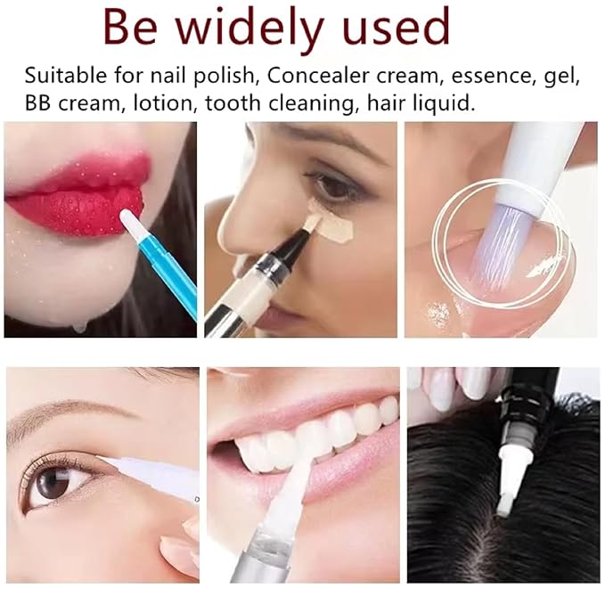 8 Pieces Empty Cuticle Oil Pen for Nails 3ML Transparent Twist Pen for Cuticle Oil Applicators Cosmetic Containers Gloss Tube Eyelash Growth Liquid Tube