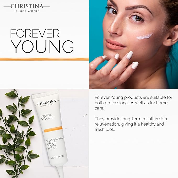 '-CHRISTINA- Forever Young Eye Cream with SPF 15 | Cream with Vitamin K Hydrates, Rejuvenates, Revitalizes the Skin 30ml