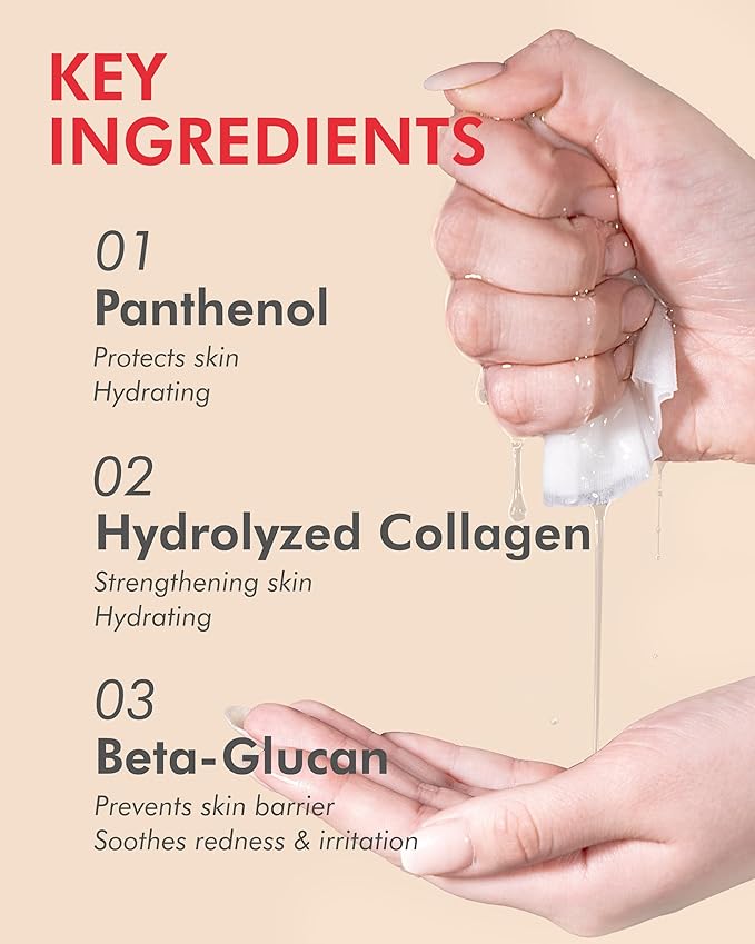 DERMAL Rose Collagen Essence Facial Mask Sheet 23g Pack of 10 - Refreshing & Moisturizing for Tried and Dry Skin, Calming, Daily Skin Treatment Solution Sheet Mask