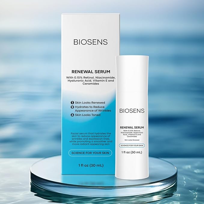 Retinol Serum for Face, 0.15% Retinol, Hyaluronic Acid & Niacinamide, Pore Minimizer, Antiaging & Skin Rejuvenation. Non-Comedogenic & Wrinkles reduction, Airless Pump, 1 fl oz