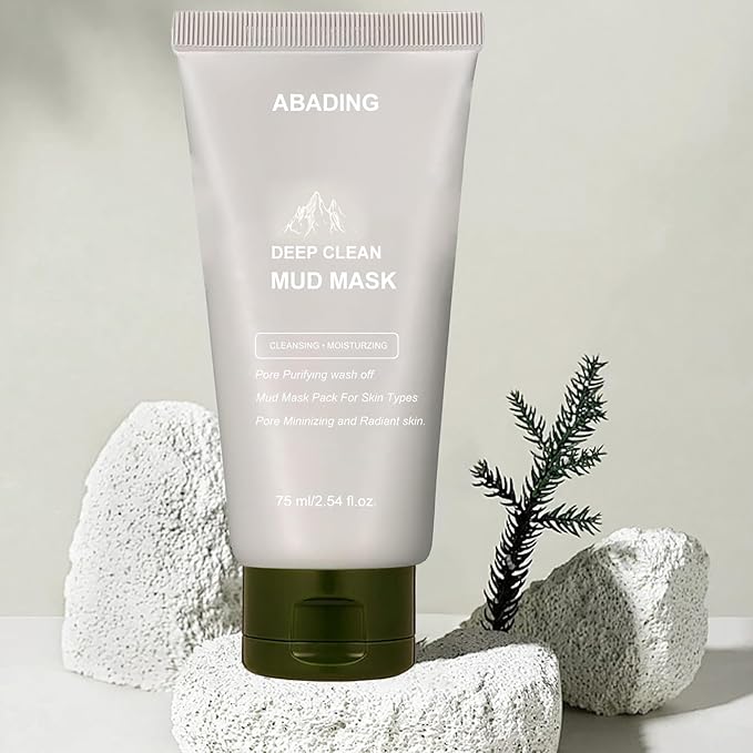 2 PCS Recovery Mud Mask,Gentle Recovery Mud Clay Face Mask,Hydrating and Moisturizing Cleanser Mud Mask for Face, 2.54 fl oz