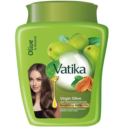 Dabur Vatika Deep Conditioning (Olive) Hair Mask (For Dry, Dull & Lifeless Hair) 500g