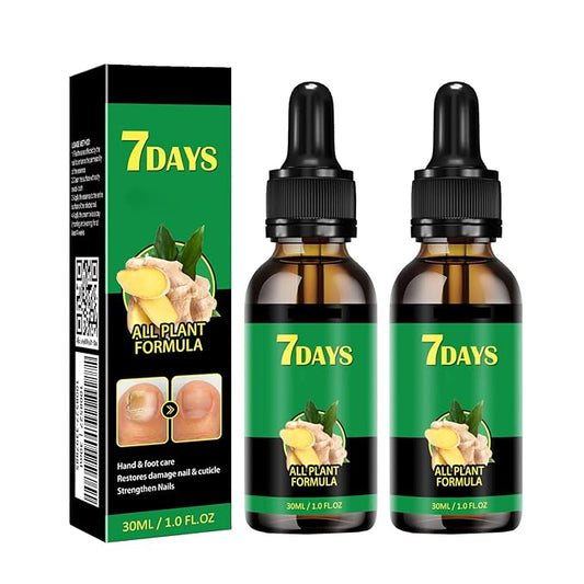 7 Days Nail Serum, Ginger Nail Serum, Ginger Nail Oil For Nail Care, Cuticle Oil, Nail Growth Serum, Ginger Nail Growth Oil, Nail Oil 2PCS