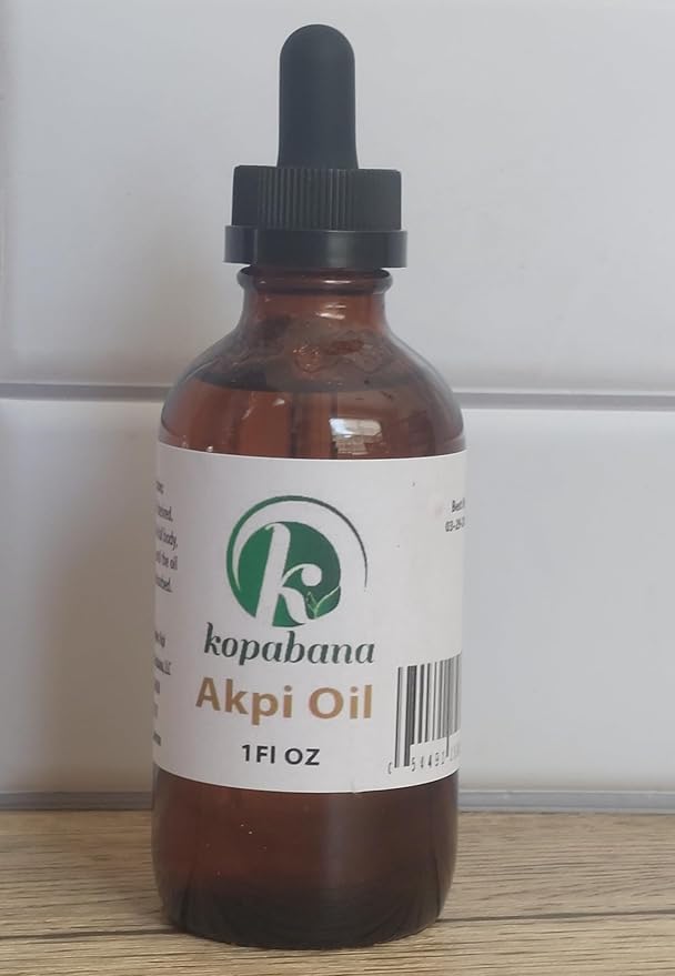Akpi Oil | Ndjansan | Ricinodendron heudelotii |Cold Pressed | Organic| Extra Virgin | Massage Oil 1oz