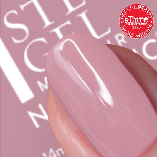 Nails Inc It's Topless Gel-Like Nail Polish, 4-in-1 Base Coat, Treatment, Color & Top Coat, Long Lasting, Strong, Chip Free Nails, Glossy Salon Quality Manicure, Air Dry Nail Polish, Lily, 0.47 Fl Oz