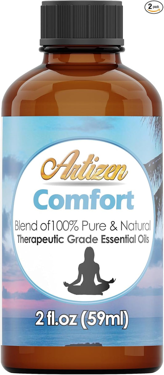 Artizen Comfort Blend Essential Oil (100% Pure & Natural - Undiluted) Therapeutic Grade - Huge 2oz Bottle - Perfect for Aromatherapy, Relaxation, Skin Therapy & More!