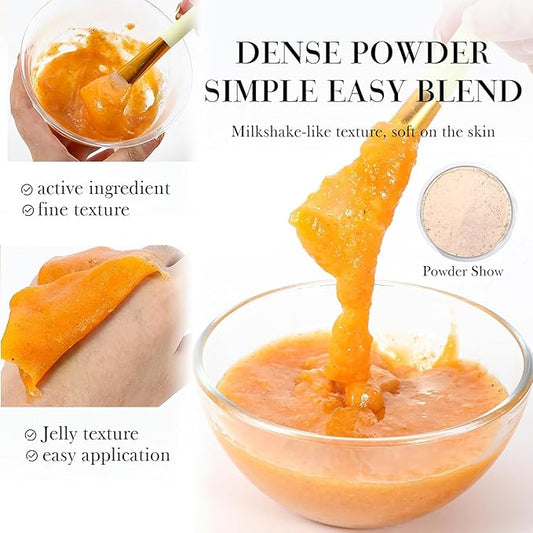 Jelly Face Mask Peel Off Powder 650g Moisturizing and Hydrating Repair and Smooth Skin Care for Home Salon Spa (Hyaluronic Acid)