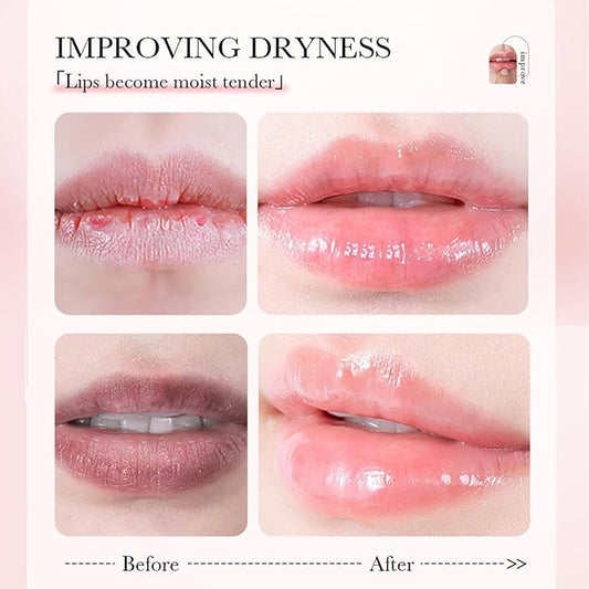 6 Pack Natural Lip Balm For Women & Girls - Hydrating & Repair, Moisturizing For Dry Cracked Lips, Smooth, Sleeping Mask Overnight - 6 Tastes