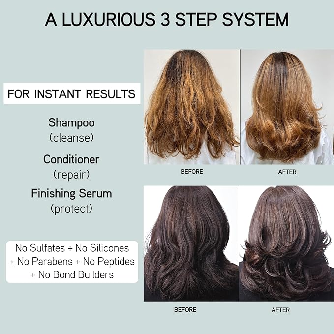 ILES FORMULA Haute Performance Finishing Serum – Style & Smooth Without Weighting Hair Down, Protects Hair from Heat, Humidity, UV Rays + Color Fade – 16.9 Fl Oz (500 ML)