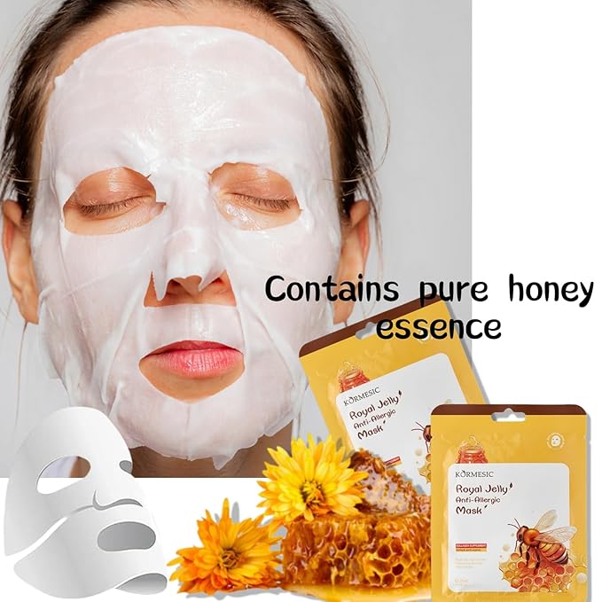 Facial mask Moisturizing face Mask - 10 Sheets, Deep Hydration, Improves Dry Skin, Sheet Mask, skincare for All Skin Types