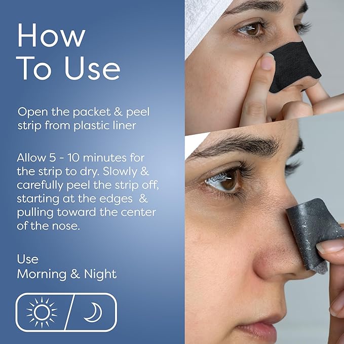 Lift & Firm Charcoal Nose Pore Strips, 10 Count