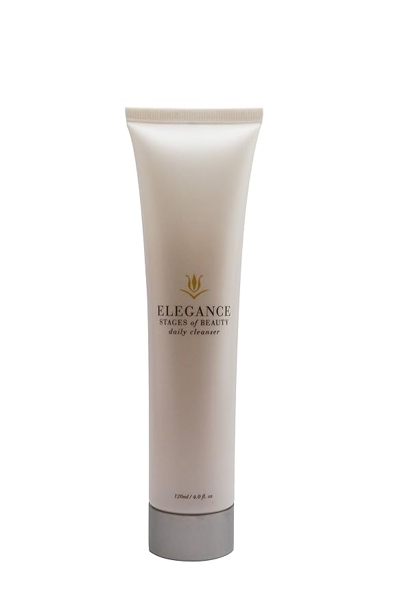 Elegance Facial Cleanser, Anti-Aging Skin Care, Fight Fine Lines & Wrinkles, Remove Dirt, Oils, and Makeup, Hydrate The Skin, Stages of Beauty, 4 Ounce, (SBY-ELG004CS-FG)