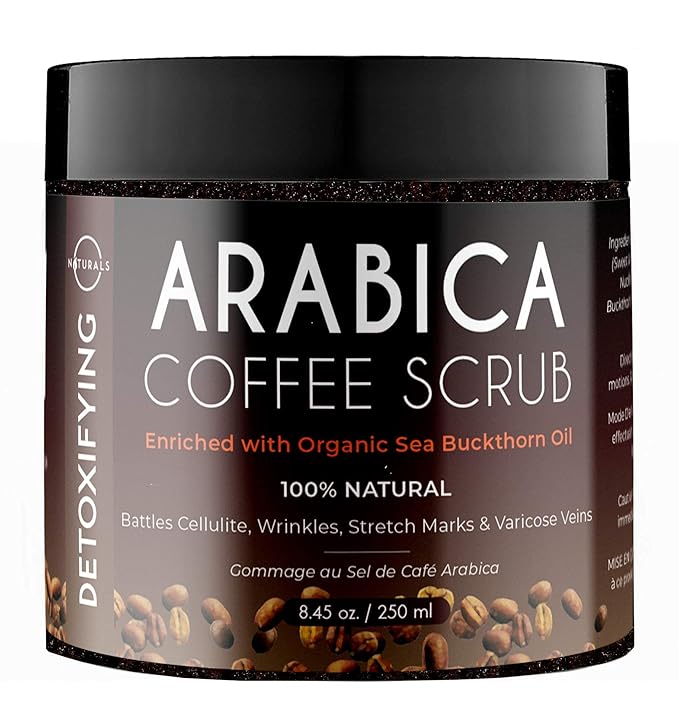 O Naturals Exfoliating Grapefruit Dead Sea Salt Scrub and Coffee Arabica Scrub Bundle