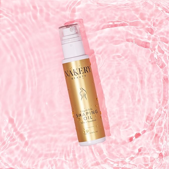 Nakery Liquid Silk Shaping Body Oil - Skin Firming & Tightening Body Oil - Wrinkle & Stretch Mark Oil - Skin Therapy Oil for Cellulite Loose & Aging Skin - Moisturizing Body Oil for Dry & Ashy Skin