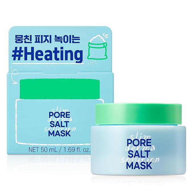Lab.it Self-Heating Face Scrub – Exfoliating Face Wash & Deep Pore Cleaner Mask for Oily Skin, Sebum Control, Melts Blackheads, Refines Skin Texture with Salt, facial exfoliator (50g / 1.69 fl. oz.)