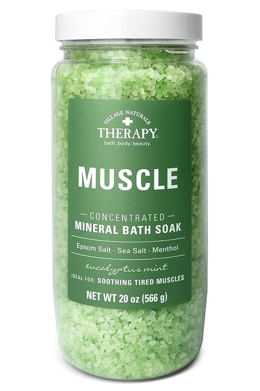 Village Naturals Therapy Aches & Pains Mineral Bath Soak 20 oz