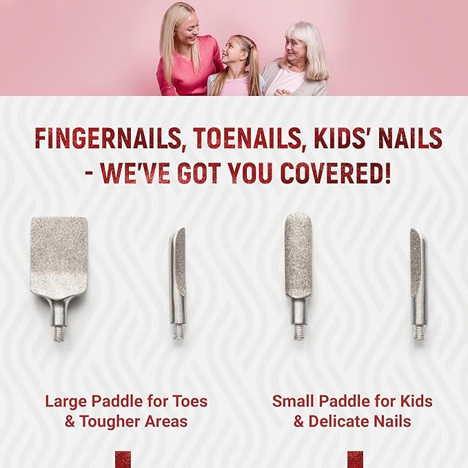 Nail Care Tool, Cuticle Remover Tool with Interchangeable Attachments & Cuticle Oil for Nails, Hydrating Cuticle Oil, Softens Dry Cuticles, Ylang Ylang, 0.27 Fl Oz