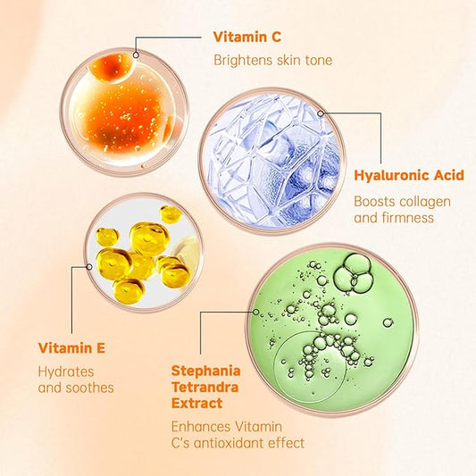 VGO Vitamin C Vitamin E Facial Serum, 30ml / 1.01oz