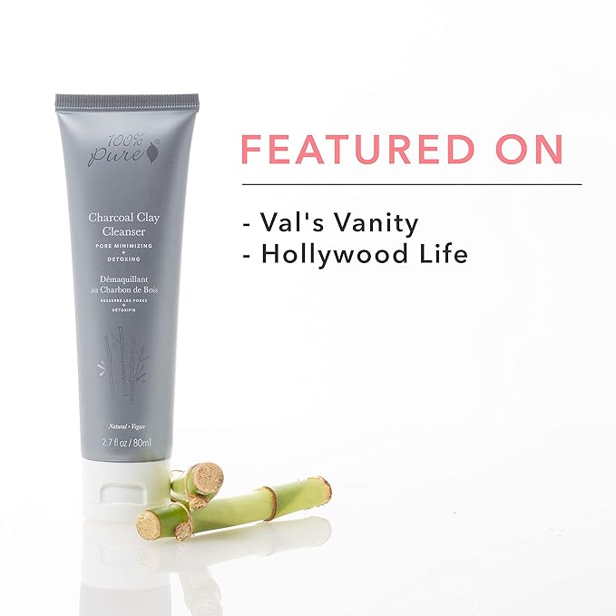 100% PURE Charcoal Clay Cleanser