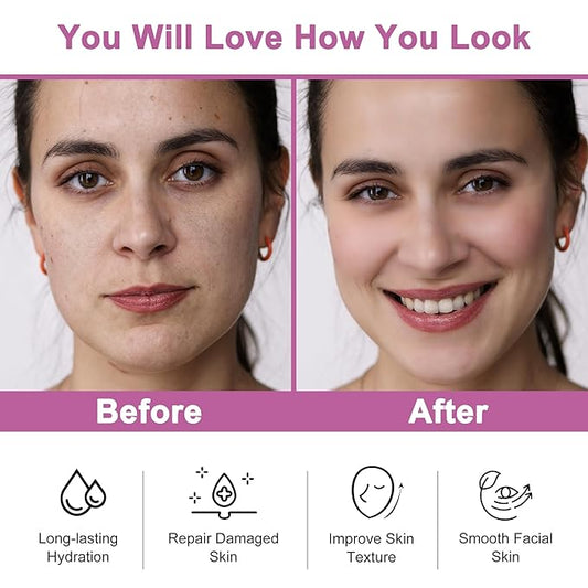 Gifts for Women,Skin Care Set,Anti-aging Moisturizing Repair Soothing Snail Mucin Serum Hydrating Facial Skin Care Routine Kit for Dull Skin & Dry Skin,Travel Skincare Gift Set Teenage Teen Girl Gifts