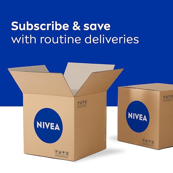 NIVEA Essentially Enriched Body Lotion for Dry Skin, 16.9 Fl Oz Pump Bottle