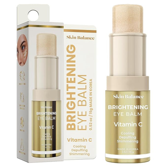 Vitamin C Eye Balm – Dermatologist-Tested, Anti-Aging, Korean Skin Care – Reduces Dark Circles, Puffiness & Fine Lines – Hydrating – Vegan, Clean Beauty, Cruelty-Free – 0.52 FL. Oz