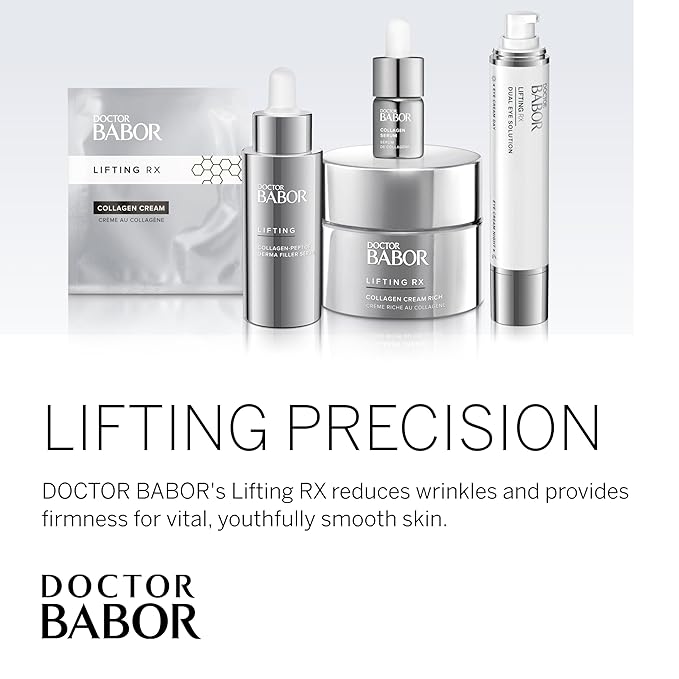 DOCTOR BABOR Lifting Rx Dual Eye Solution, Morning & Night Eye Cream, Day Boost Complex Smooths & Firms, Night Recharge Complex Reduces Dark Circles & Under-Eye Bags, Target Crow's Feet & Wrinkles