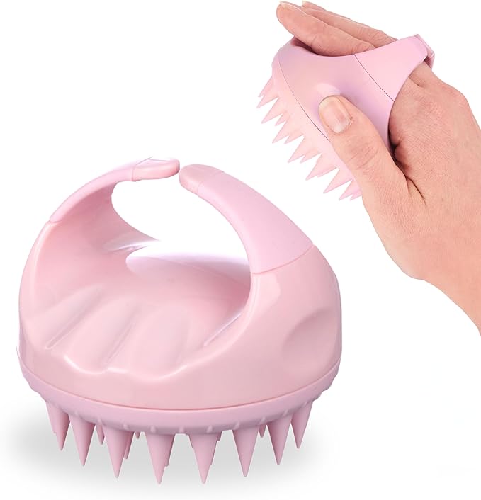 EXPRESSIONS Scalp Massager – 1pc Scalp Massage Tool to Rejuvenate Scalp & Hair Follicles, Ergonomic Design Silicone Scalp Scrubber for Everyday Scalp Care