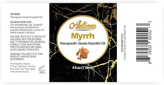 Artizen Myrrh Essential Oil - Myrrh Aromatherapy Oil (4 Fluid Ounces)