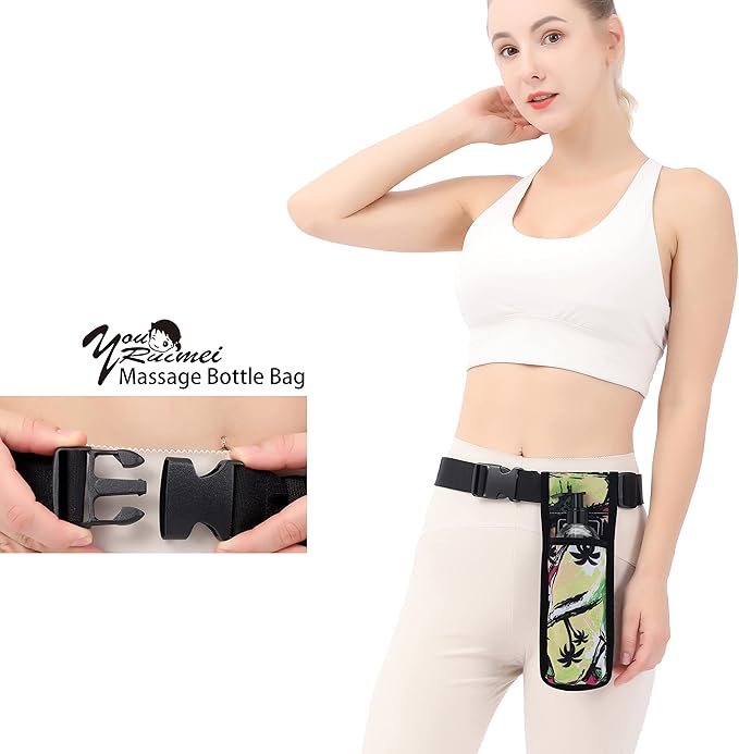 Massage Bottle Bag assage Oil Bag Massage Therapist Holster Massage Lotion Holster Massage Oil Holster (YR-1KD-YeShu