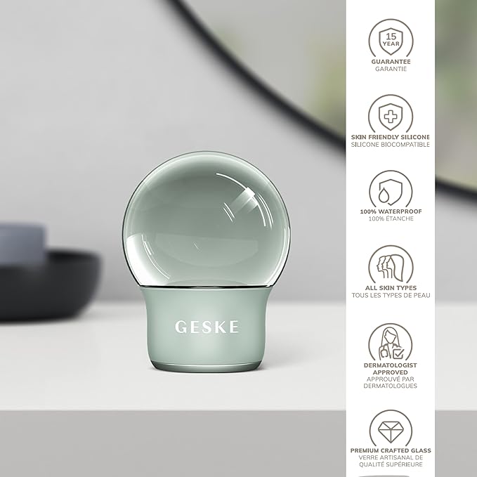 SmartAppGuided™ Cool & Warm Face & Body Massager | 7 in 1 | Multifunctional Massager | Face & Body | Battery-free Cooling & Warming | Firms, Relaxes & De-Puffs Skin | Globular Design