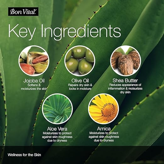 Bon Vital' Organica Massage Lotion with Certified Organic Ingredients for an Earth-Friendly Massage, Natural Moisturizer Lotion for Soothing Back & Neck Massages, 5 Gal, Label may Vary