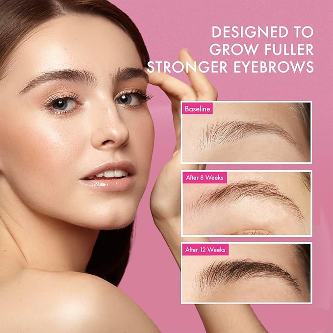 Eyebrow Growth Serum for Women & Men – Natural Brow Enhancing Serum to Grow Thicker, Fuller Brows Fast – Nourishing Eyebrow Hair Growth - 5mL