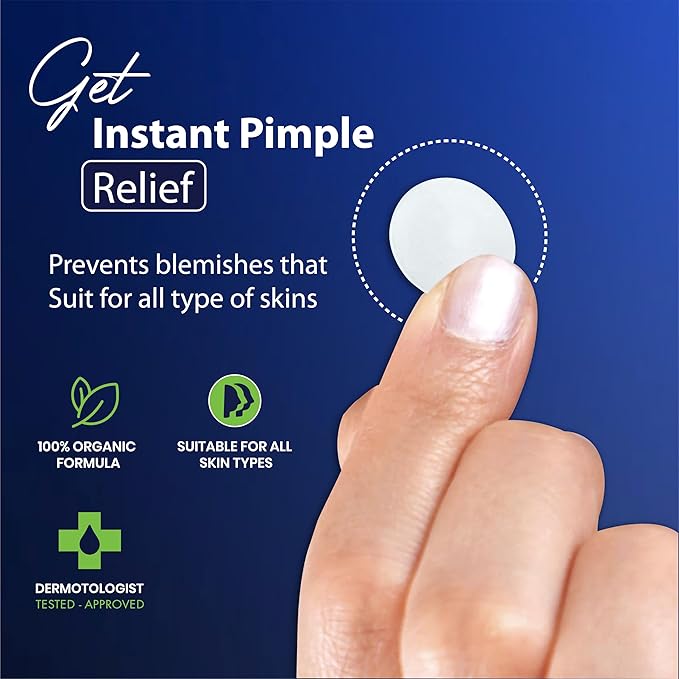 Dot Pimple Patches for Face – Hydrocolloid Acne Patches for Quick Zit Relief, Invisible Spot Stickers That Stay All Night, Gentle for All Skin Types, Oil-Free (240 Count)