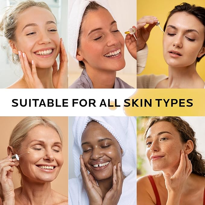 ZealSea Superfood Antioxidant Face Oil: Facial Oil with Antioxidant Rich Plant-Based Oils Hydrating Moisturizing and Smooth Dry Skin Care Gua Sha Massage Skin Therapy Oil for Women Men, 1 Fl Oz