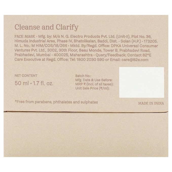 Manjishtha Mud Clarifying Mask for Women - 1.7 oz Mask