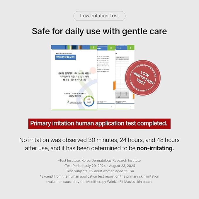 MEDITHERAPY Wrinkle-fit Mask + Facial Roller, Collagen Mask, Lifting Sagging Skin, Hydrating, Improving Elasticity, Glass Skin, Korean Skincare