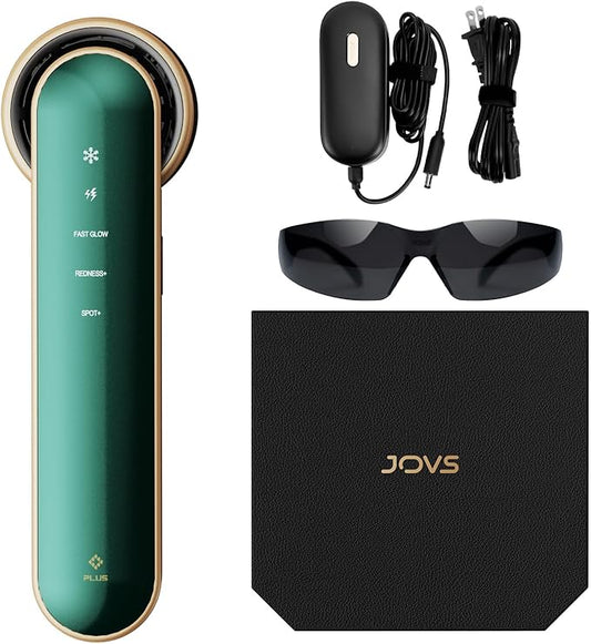 JOVS Blacken PRO Skincare Device, LED Light Therapy Beauty Device for Face, Ice-Cooling Contact, 3 Modes and Portable Skin Care Tools for Home Use