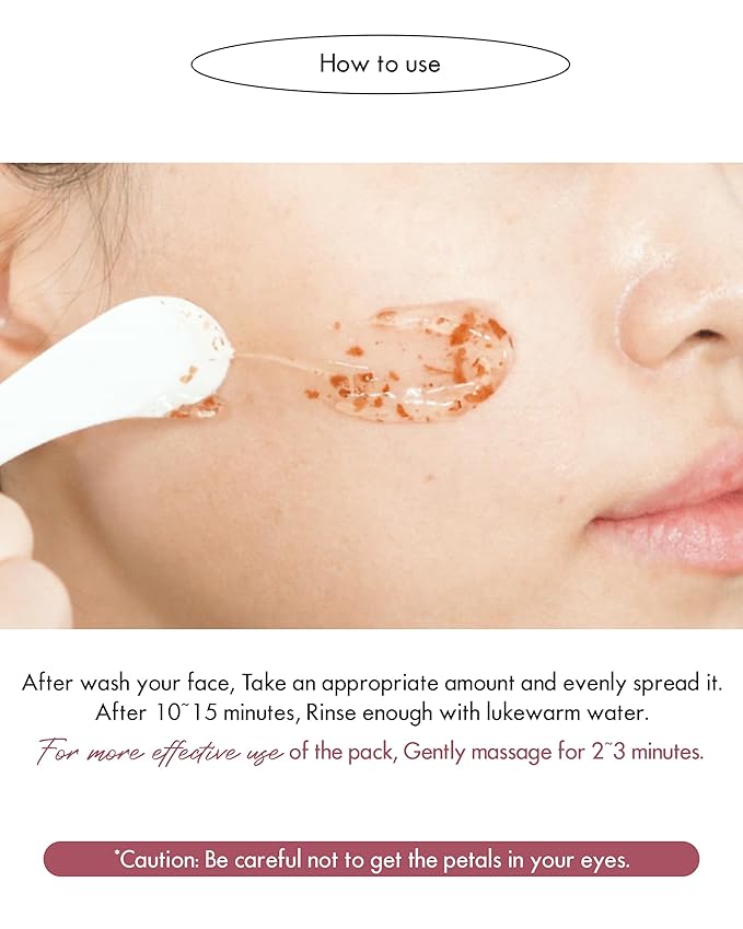 SKINCURE Camellia Flower Cream Mask - Antioxidant, Petal-Infused Wash-Off Facial Mask, Anti-Aging & Hydrating Treatment for Dry and Rough Skin, Illuminates & Refreshes, 2.3 fl. oz.