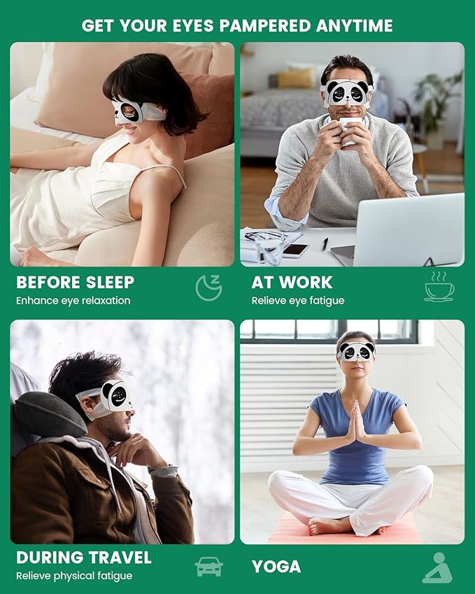 2024 New V-Shaped Lifting Chin & Neck Mask and Steam Eye Mask for Dry Eyes