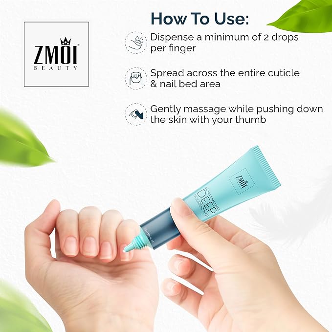 Cuticle & Nail Cream Treament, Deep Nourishing - USA Made - Daily Repair Nail Care w/Organic Shea Butter, Jojoba Oil - Soften Cuticles, Strengthen Nails, Hydrating (Pack of 2)