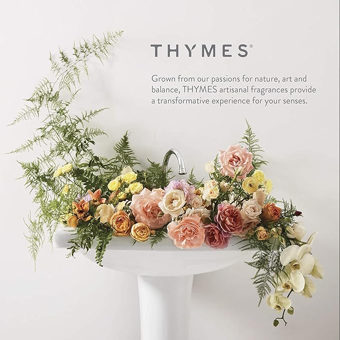 Thymes Exfoliating Body Scrub Infused with Hydration-Boosting Hyaluronate & Glycerin - Moisturizing Body Scrubs for Women & Men - Perfect Self Care Gifts for Women (Goldleaf Gardenia, 7 fl oz)