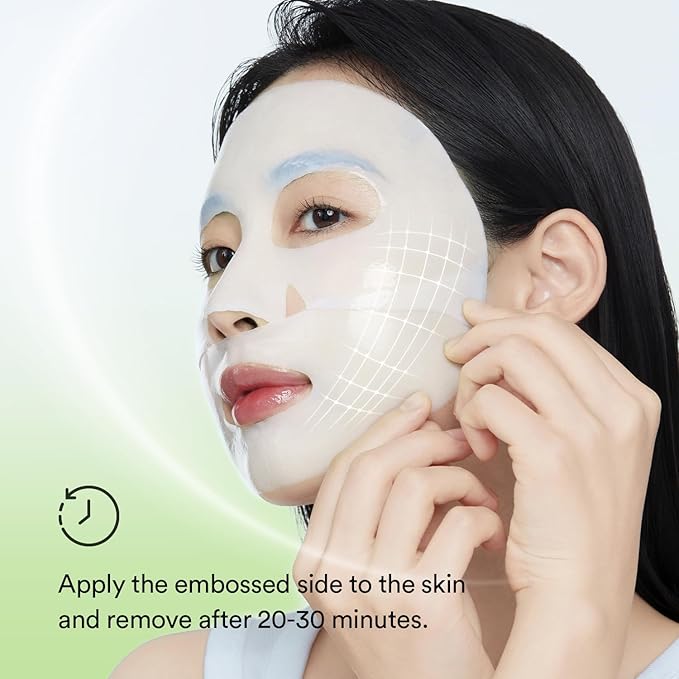 Abib Collagen Gel Mask Heartleaf Jelly 10 Sheets (Soothing) I Korean Vegan Collagen, Cooling Calming Hyaluronic Acid Hydrogel Face Mask Skin Care