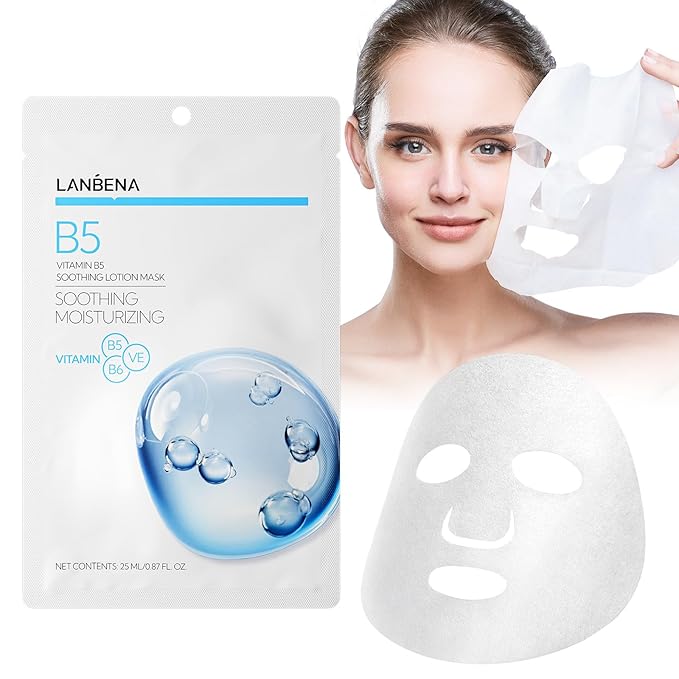 LENBENA Vitamin A Snail Mucin Serum, Self Care, Face Masks for Dry, Sensitive Skin, Not Tested on Animals (B5)