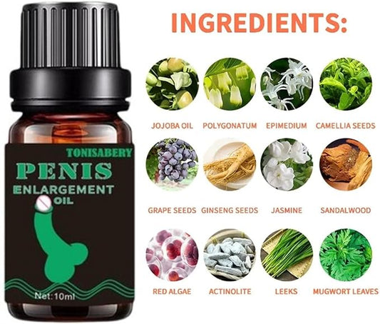 Massage Oil Enlargement Oil Increase Enlarge Gel Thicker Longer Stronger Large Size Enlarger Cream BLSEX for Men (F313-P-GRN)