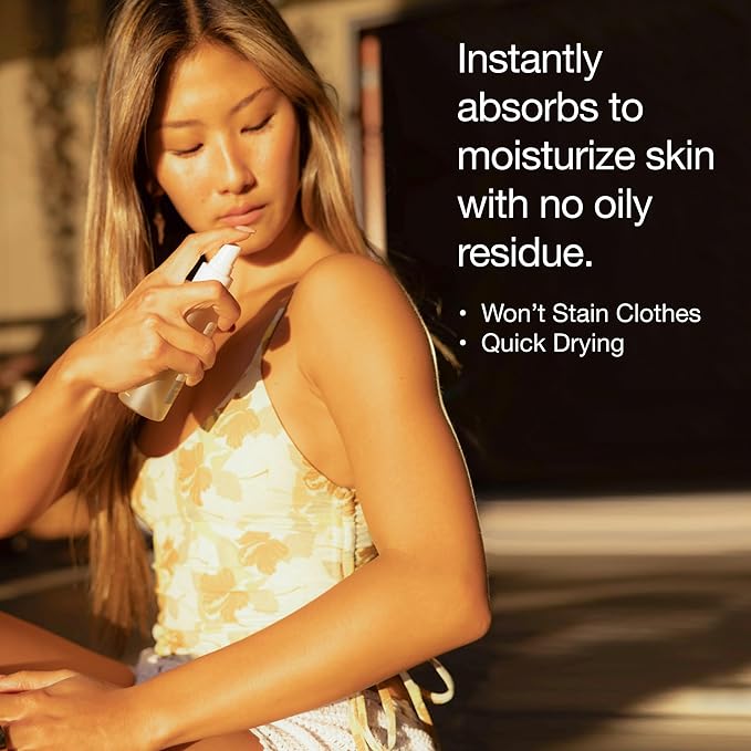 HUME SUPERNATURAL Dry Body Oil Spray - Moisturizing Oil for Dry Skin, After Shower Body Oils for Women and Men, Nourishing, Hydration, Glow, Probiotic, Vanilla Daze, 1-Pack